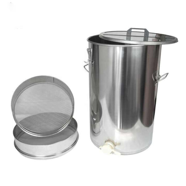 30L Honey Tank with Strainer 304 stainless steel - Image 2